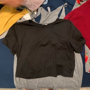 Black Crop Top
